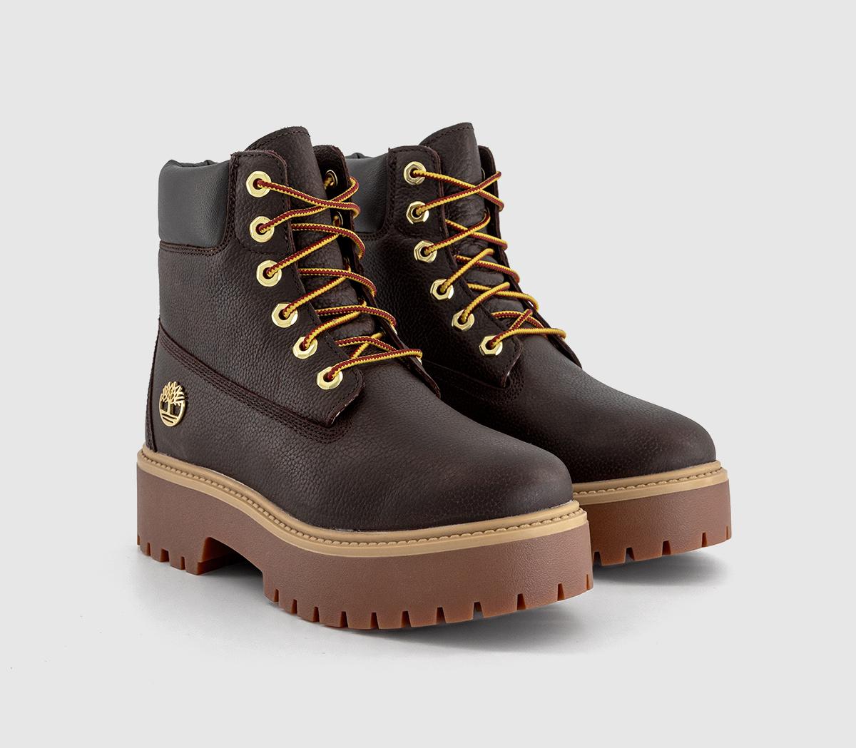 TimberlandStone Street 6 Inch Boots TimberlandStone Street 6 Inch BootsDark Brown Full Grain