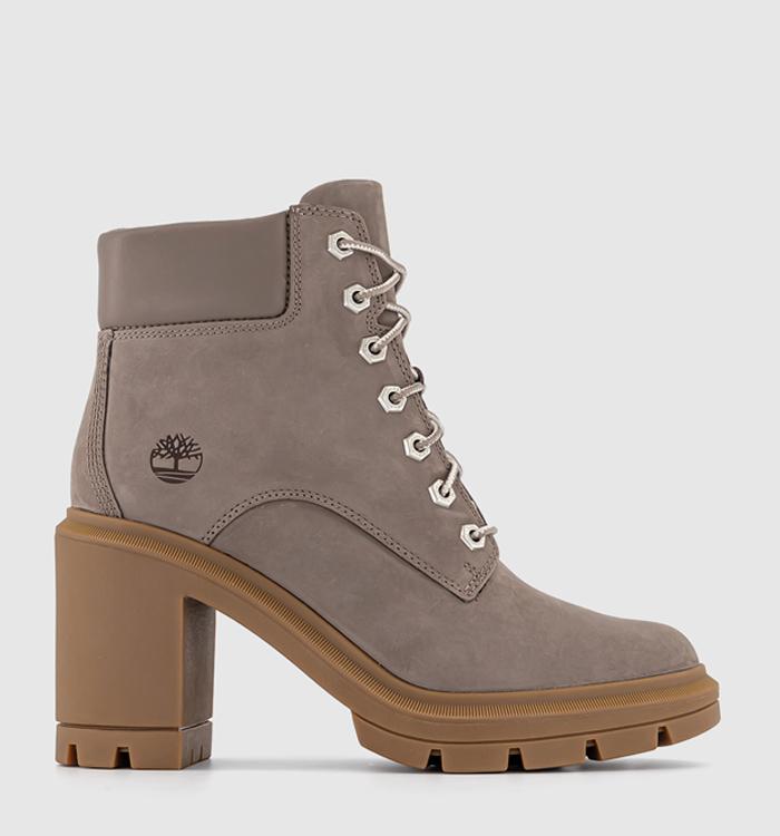 Female timberland 2024 high heel boots