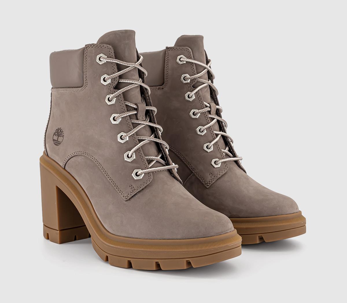 Timberland Womens Allington Heights Boots Taupe Nubuck Natural, 6