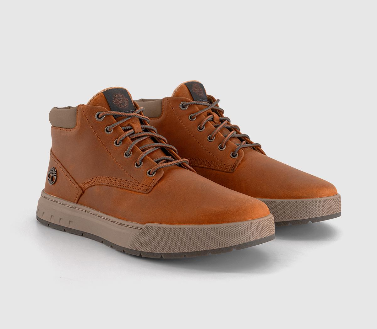 TimberlandMaple Grove Chukka Boots TimberlandMaple Grove Chukka BootsMedium Orange Full Grain