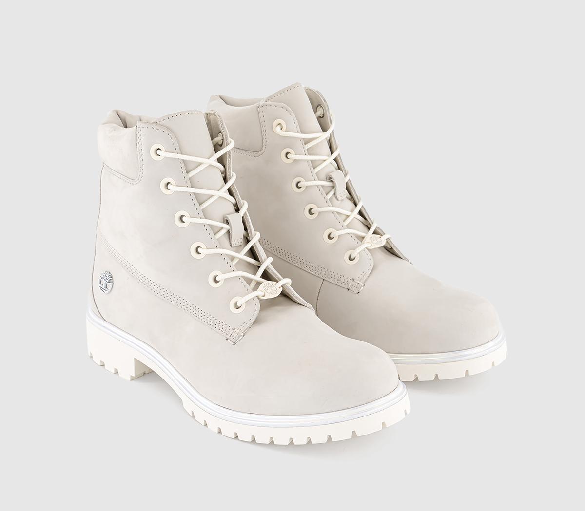 Timberland Womens Lyonsdale Boots Cream Irridescent Natural, 7