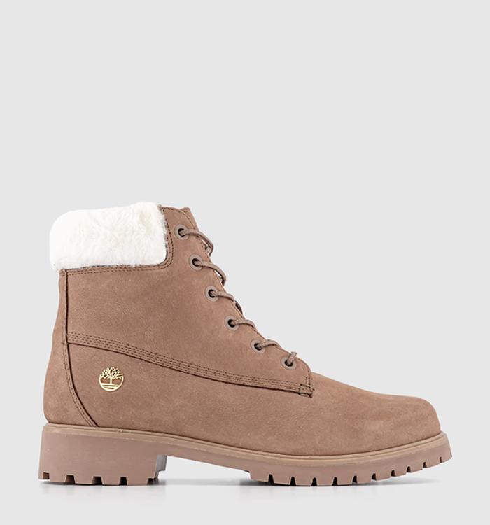 Timberland Lyonsdale Shearling Boots Brown