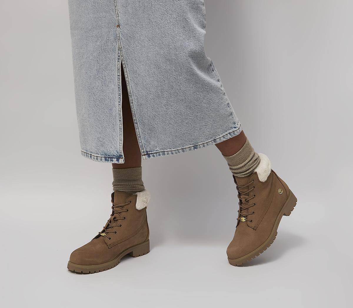 TimberlandLyonsdale Shearling BootsBrown