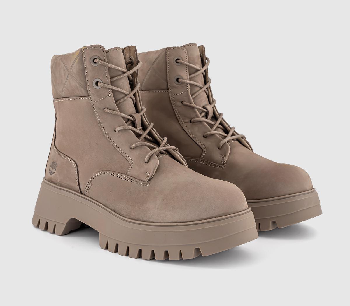 Timberland Tn Lace Up Boots Taupe Grey, 7