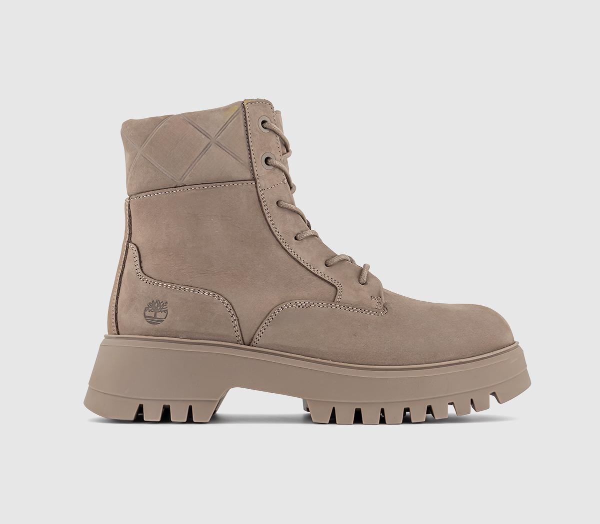 Tn Lace Up Boots Taupe Grey