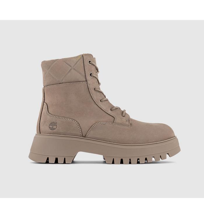 timberland tn lace up boots taupe grey