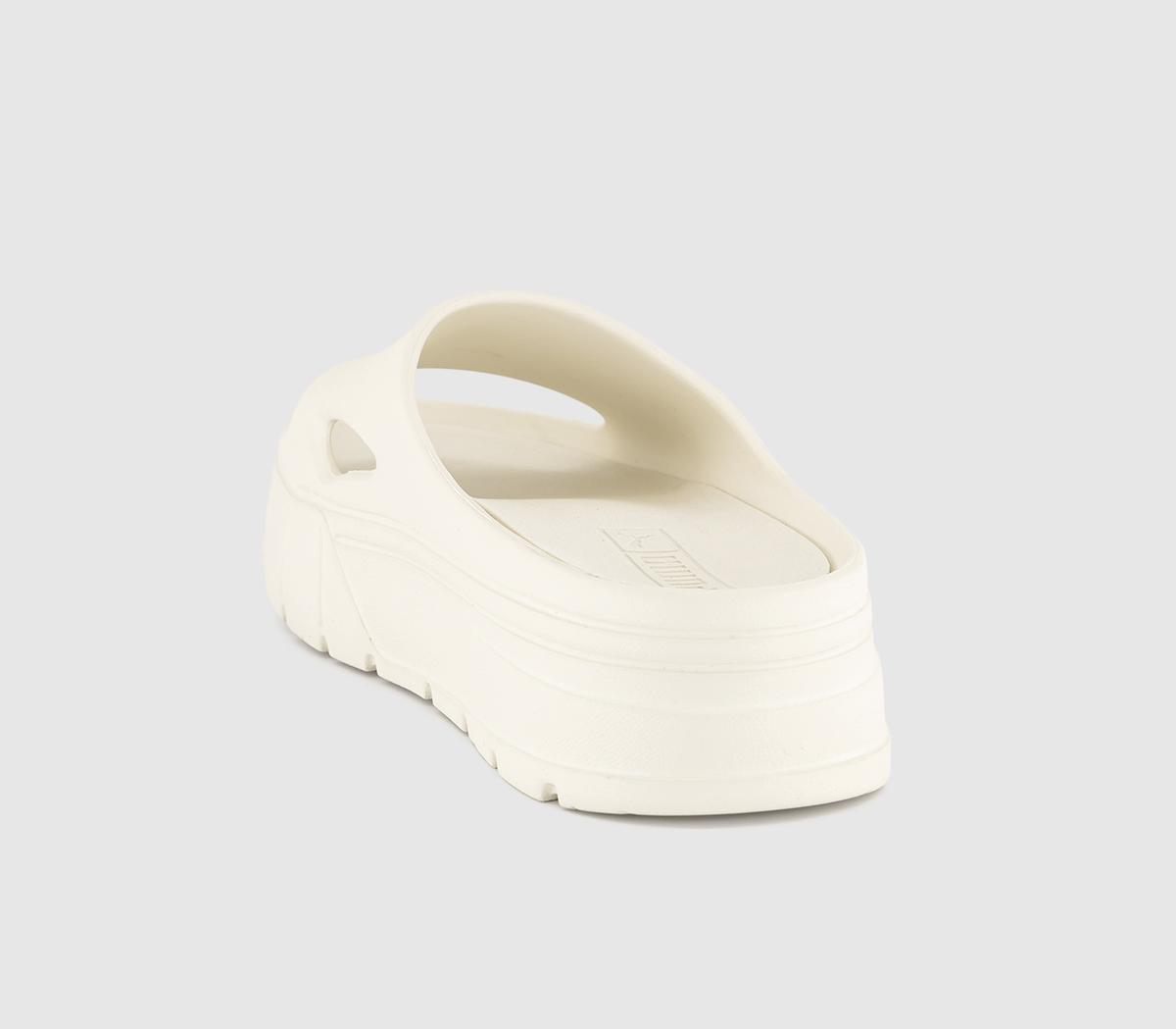 Puma Mayze Stack Injex Slides Puma Mayze Stack Injex Slides Frosted Ivory