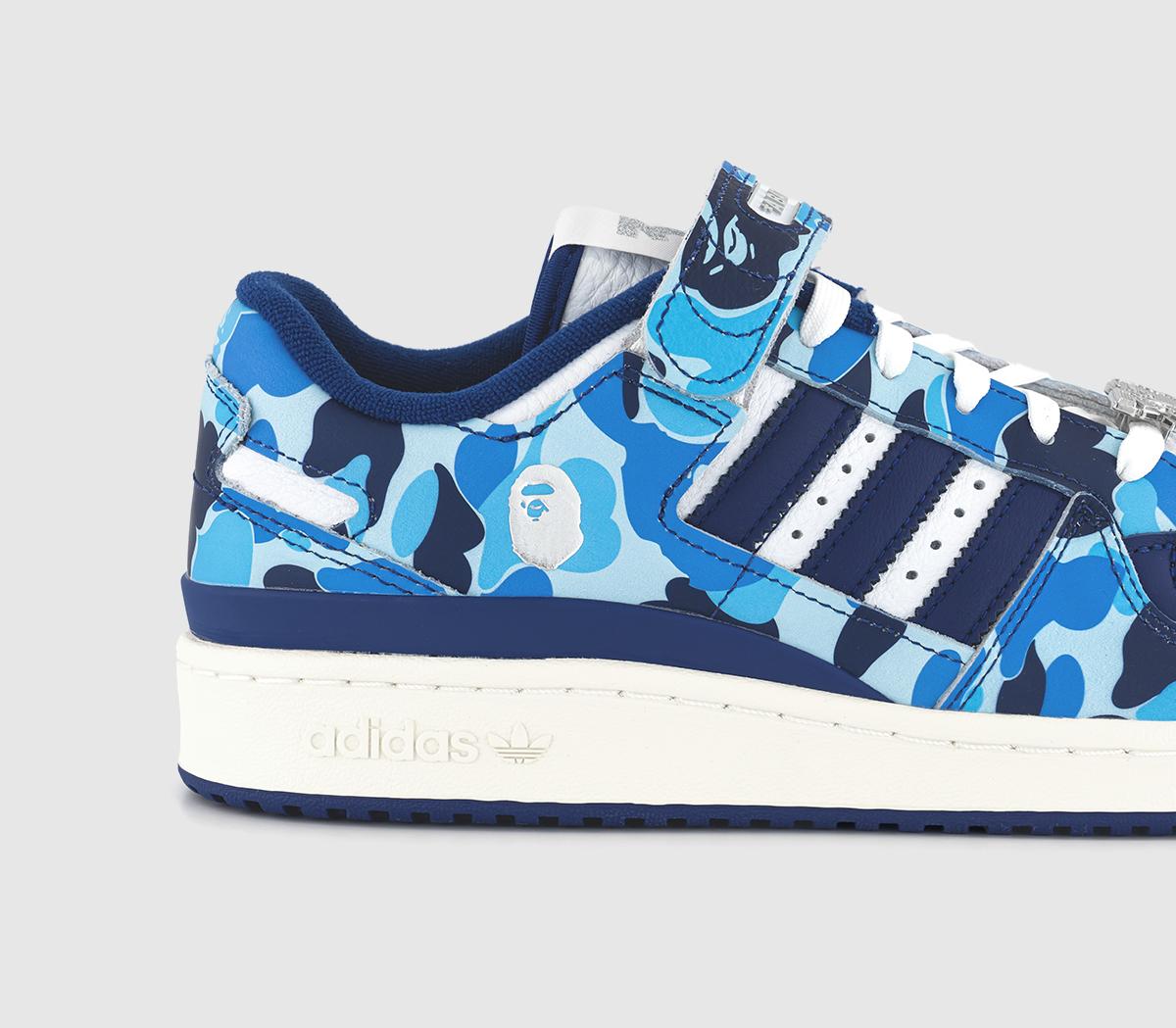adidasForum 84 Bape Low TrainersBlue Camo