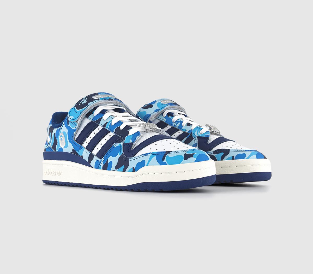 adidasForum 84 Bape Low TrainersBlue Camo