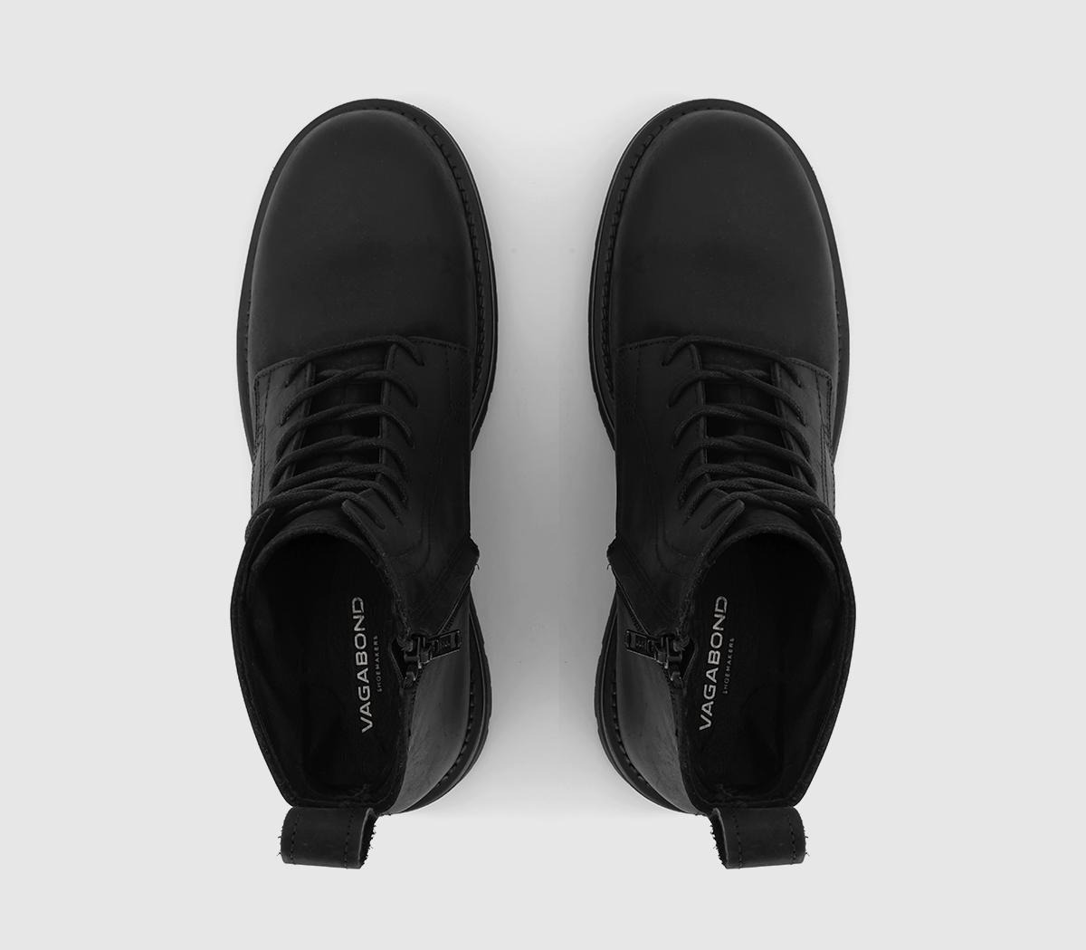 Vagabond Shoemakers Cameron Lace Up Boots Vagabond Shoemakers Cameron Lace Up Boots Off Black