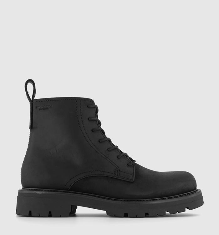 Vagabond Shoemakers Cameron Lace Up Boots Off Black