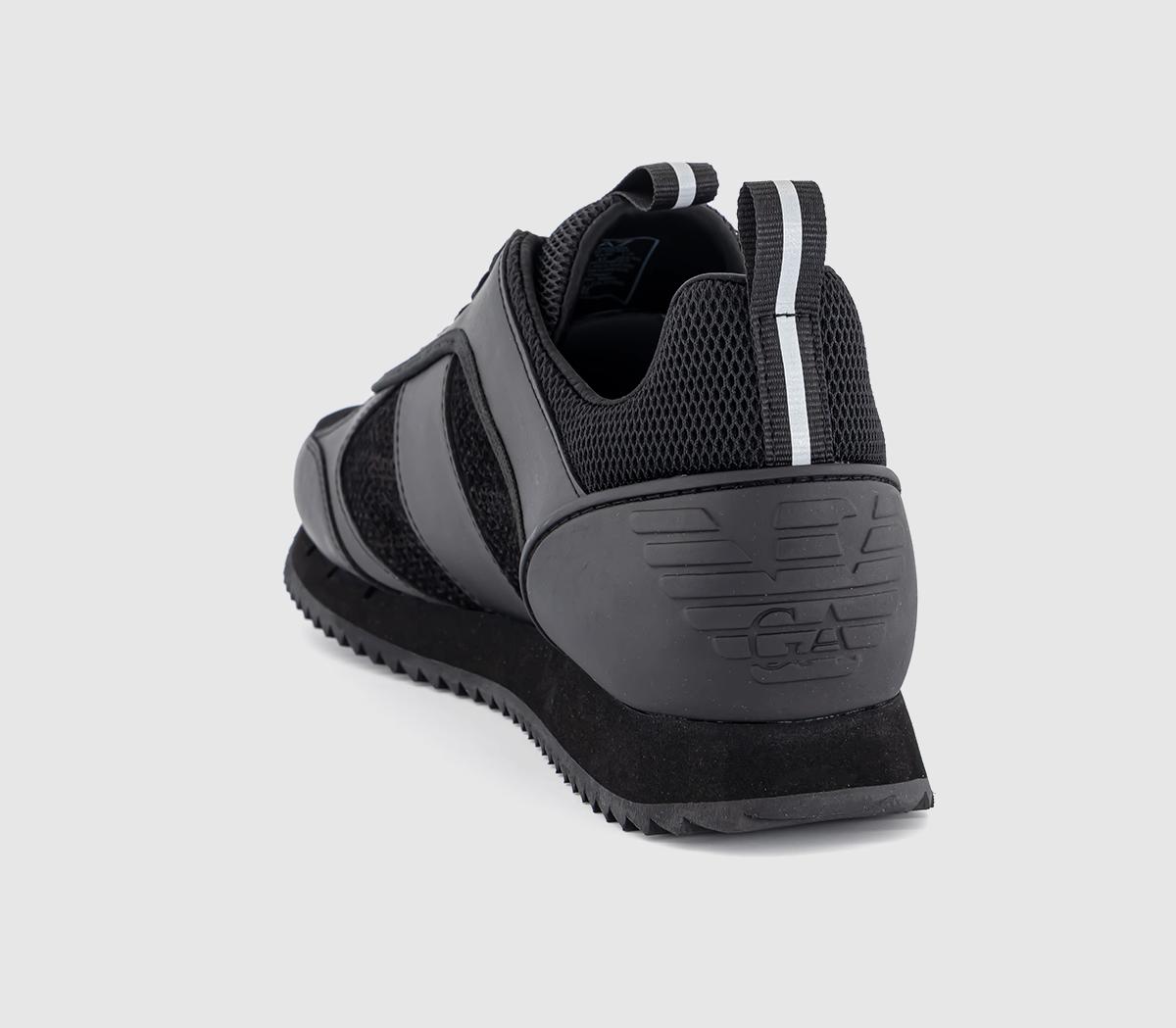 EA7Emporio Armani Black White SuedeTriple Black