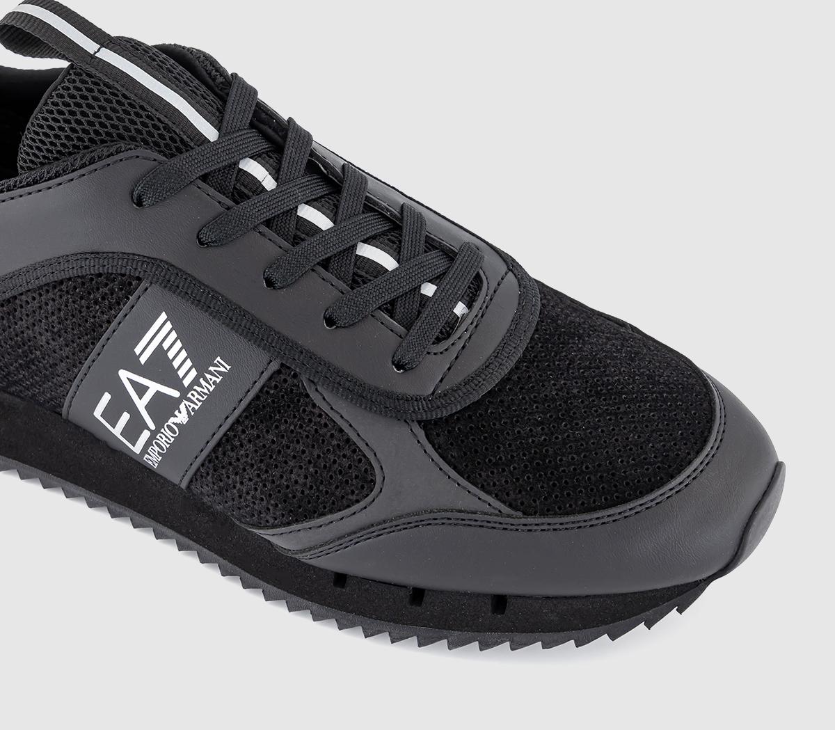 EA7Emporio Armani Black White SuedeTriple Black