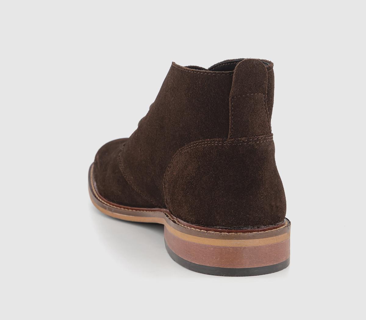 OFFICEBeachcombe Chukka BootsChocolate Suede
