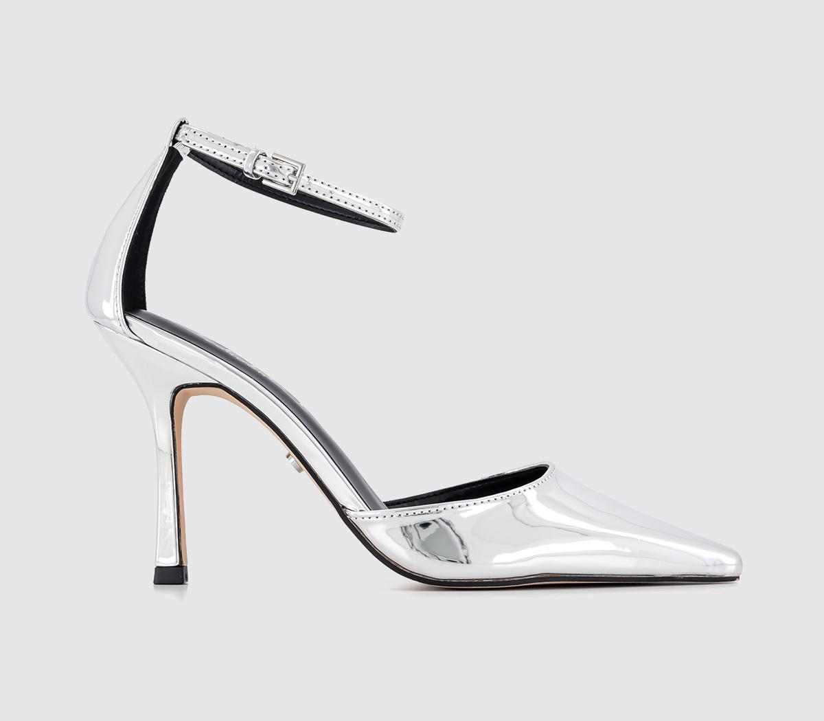 Office deals silver heels