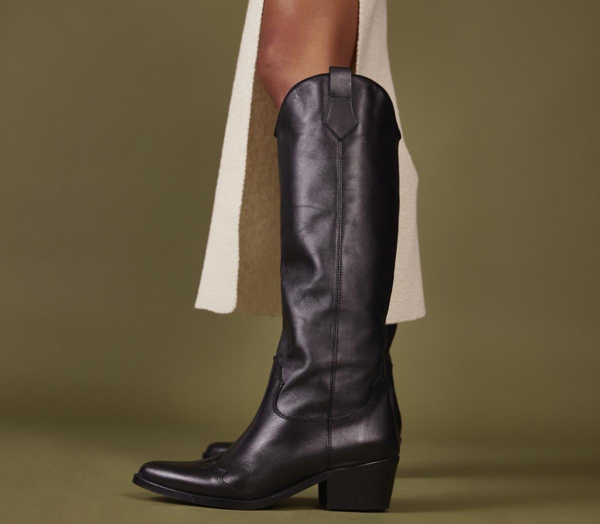 Classy Below The Knee Western Boot main image 1