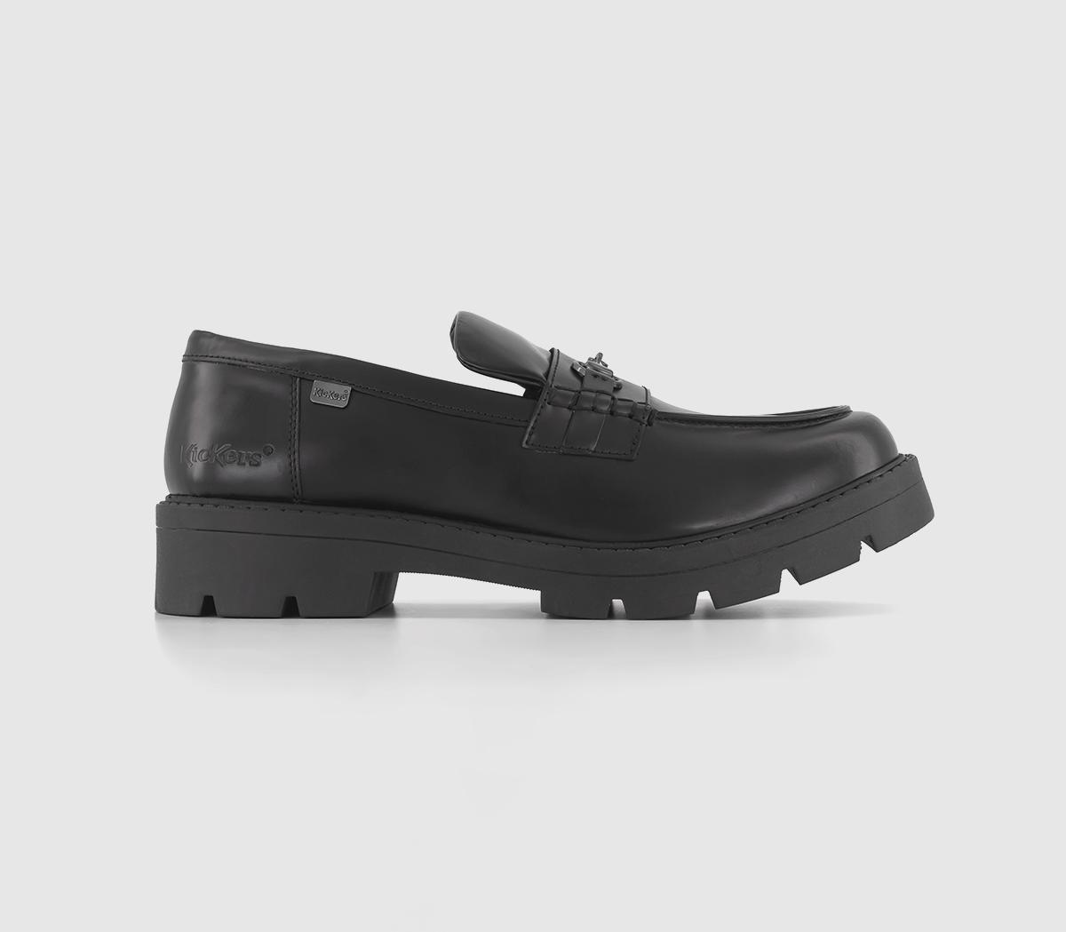 KickersKori Charm Loafers Black Leather