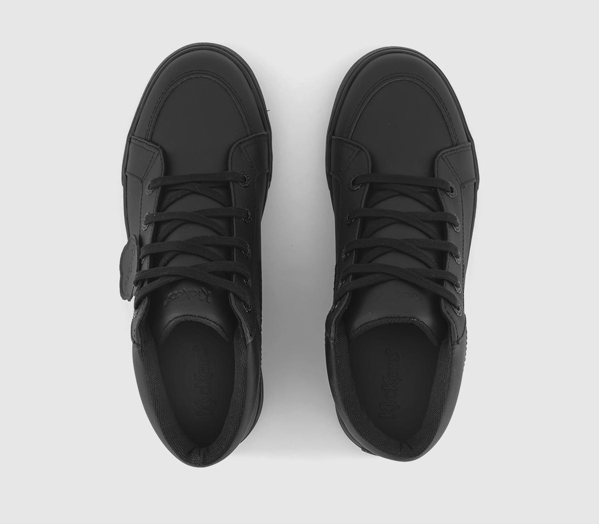 Kickers Tovni High Youth Shoes Black School Shoes and Accessories