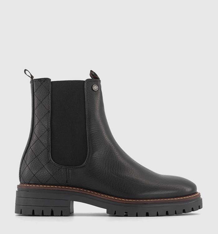 Barbour Evie Chelsea Boots Black