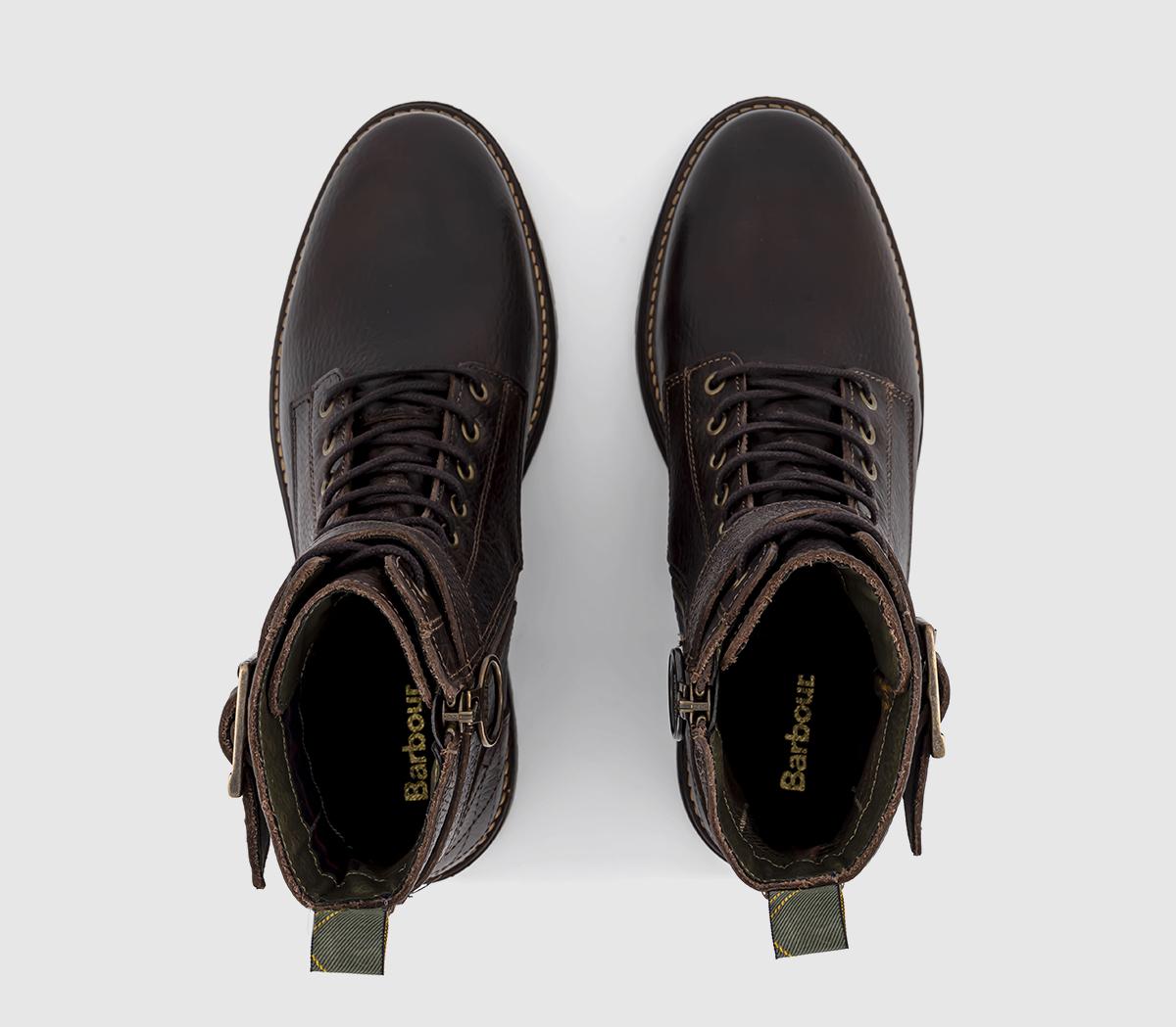 BarbourHeidi Lace Up BootsDark Brown