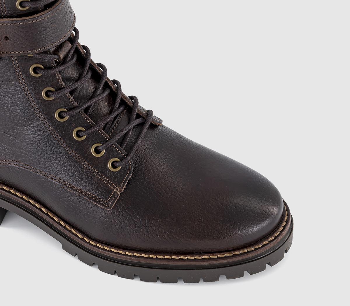 BarbourHeidi Lace Up BootsDark Brown