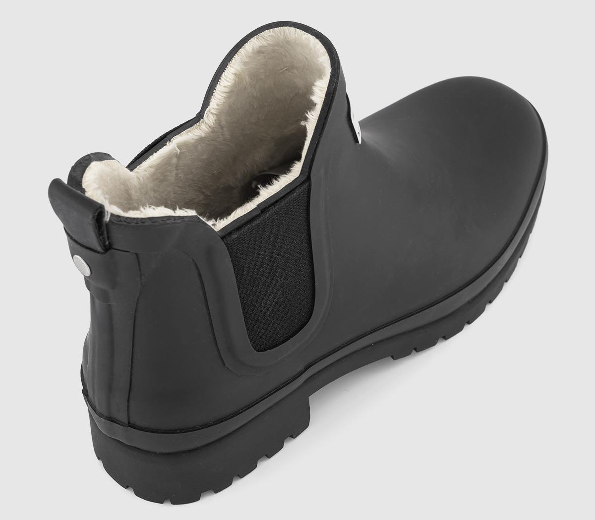 BarbourAubrey Fur Lined Welly Boots BarbourAubrey Fur Lined Welly Boots Black