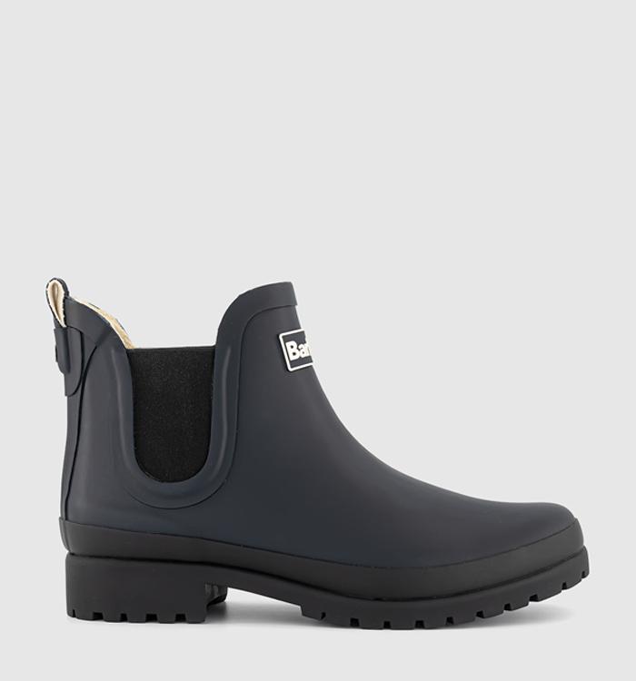 Barbour Aubrey Welly Boots Navy