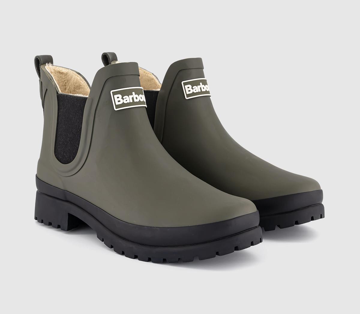 BarbourAubrey Fur Lined Welly Boots BarbourAubrey Fur Lined Welly BootsDusky Khaki