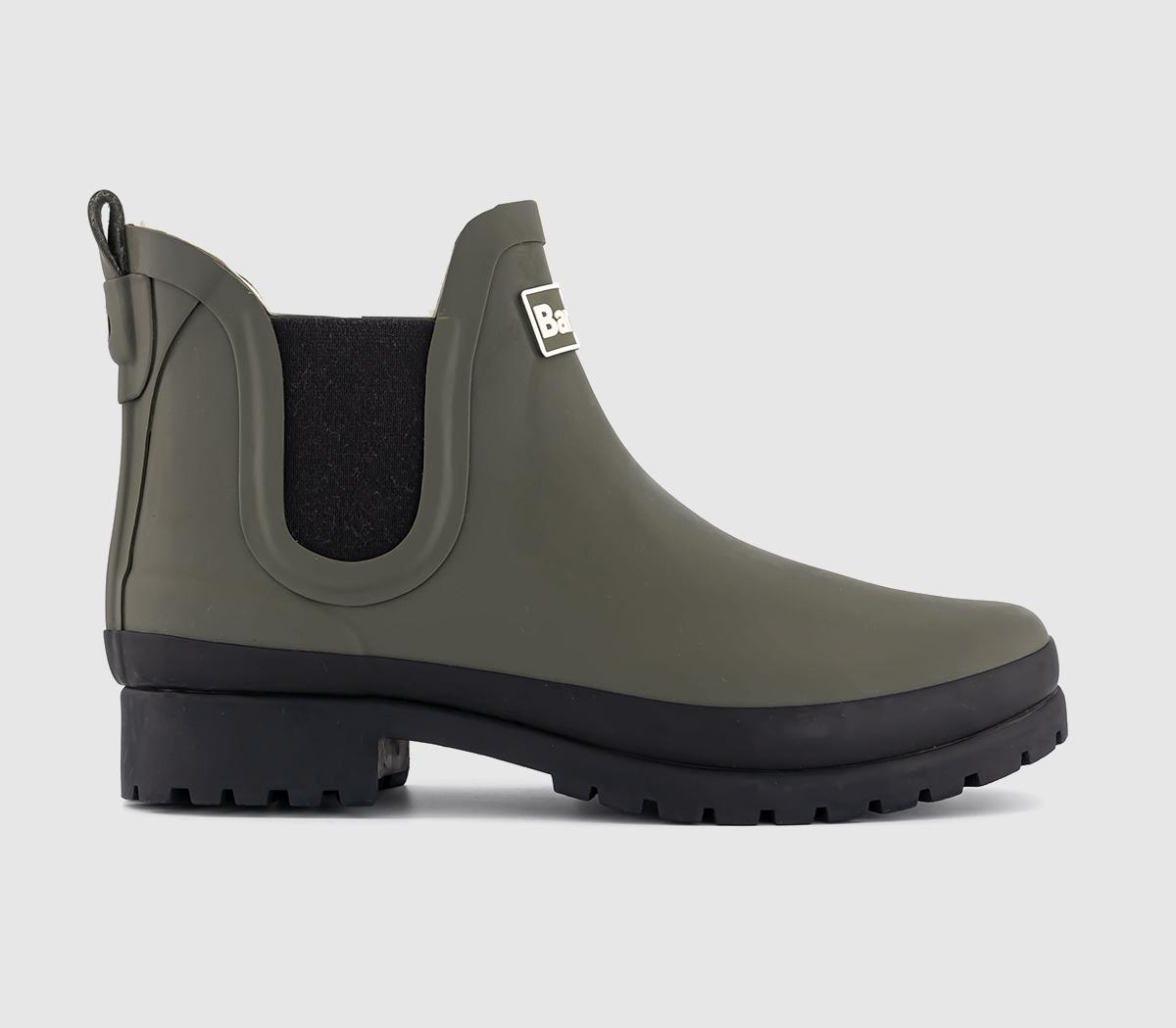 BarbourAubrey Fur Lined Welly BootsDusky Khaki