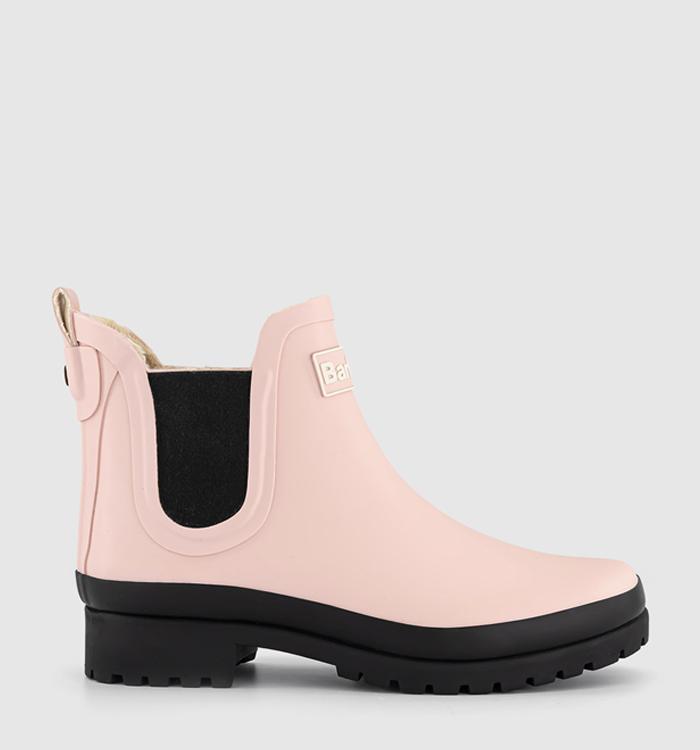 Barbour Aubrey Welly Boots Pink