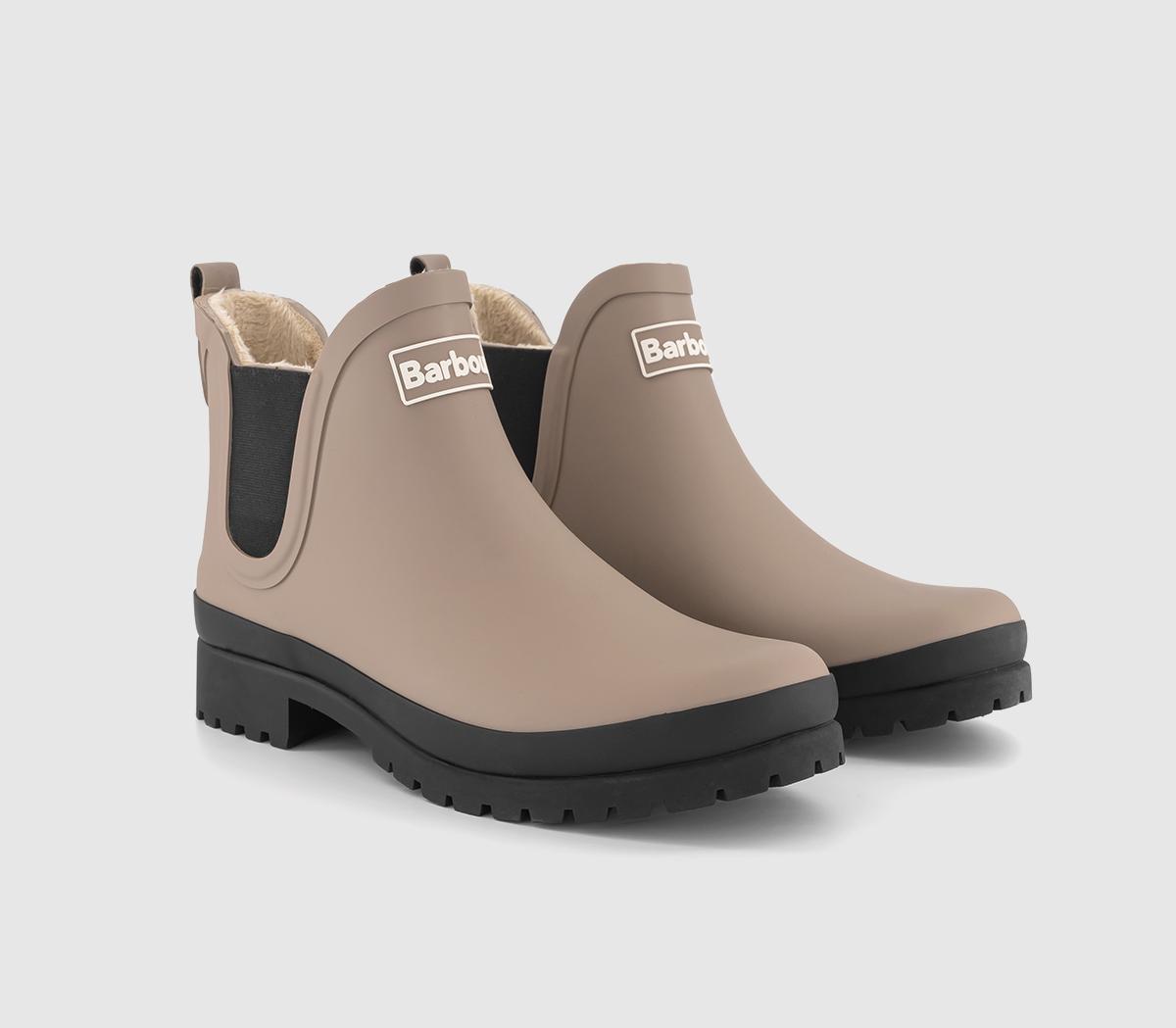 BarbourAubrey Fur Lined Welly Boots BarbourAubrey Fur Lined Welly Boots Putty