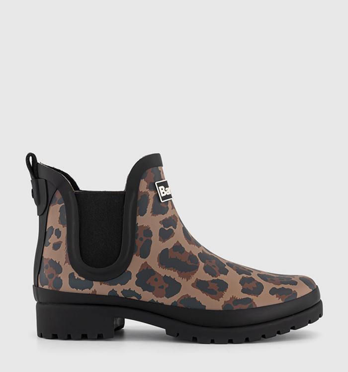 Barbour Aubrey Welly Boots Leopard