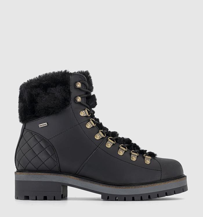 Barbour Holly Hiker Boots Black