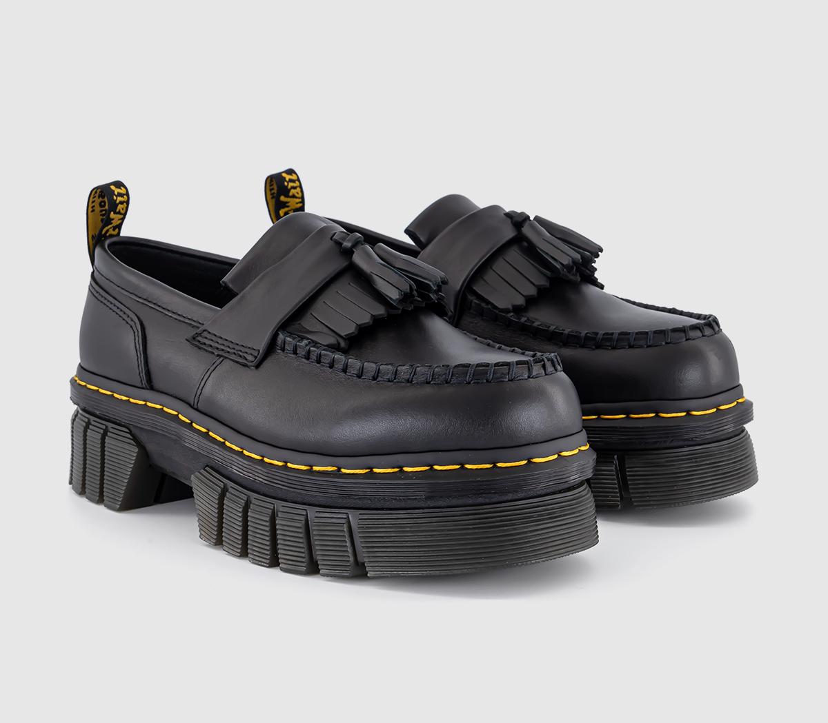 Dr. Martens Womens Adrian Audrick Loafers Black, 6