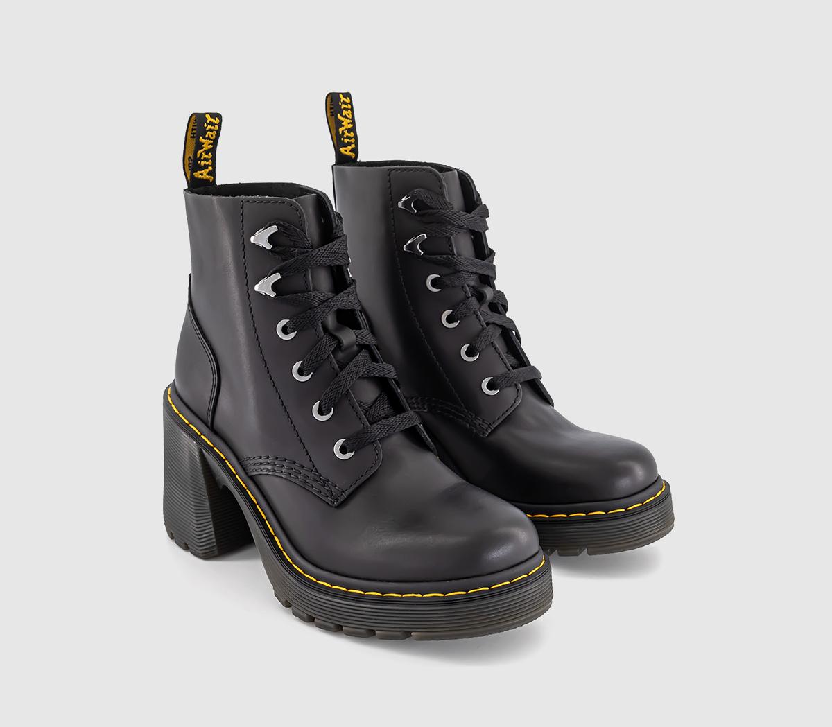 Dr. Martens Jesy 6 Eye Ankle Boots Dr. Martens Jesy 6 Eye Ankle Boots Black Sendal
