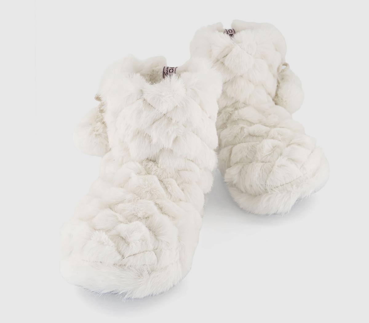 OFFICE LoungeRiley Pom Pom Slipper BootsCream