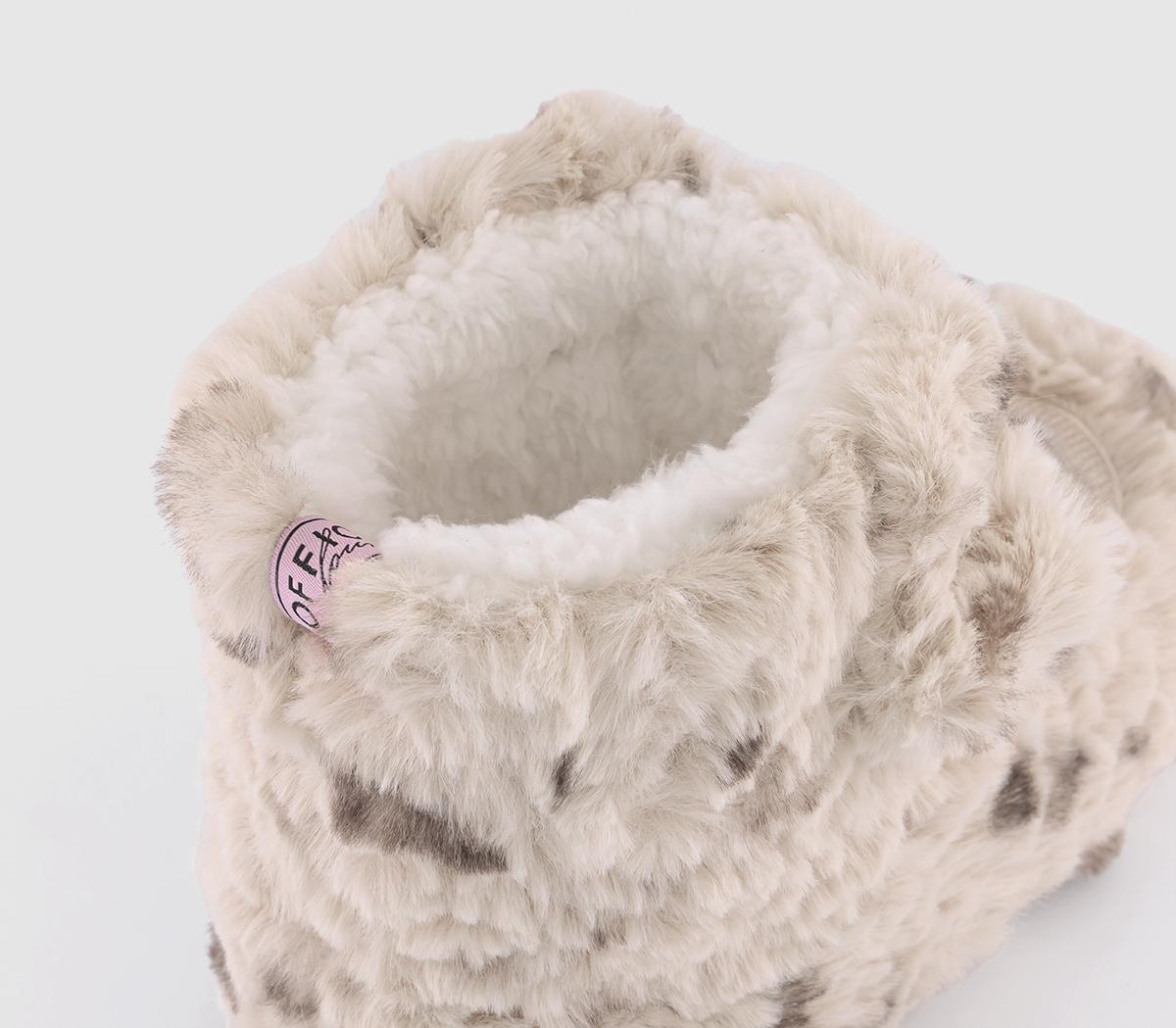 OFFICE LoungeRudy Dog Slipper BootsBeige Mix
