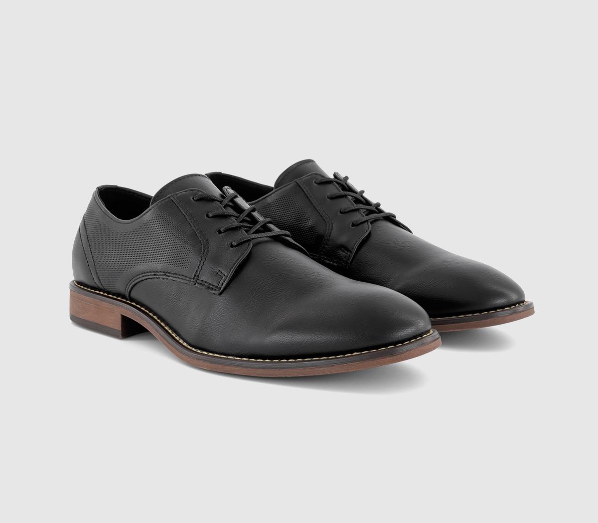 OFFICE Mens Claydon Smart Derby Shoes Black, 9