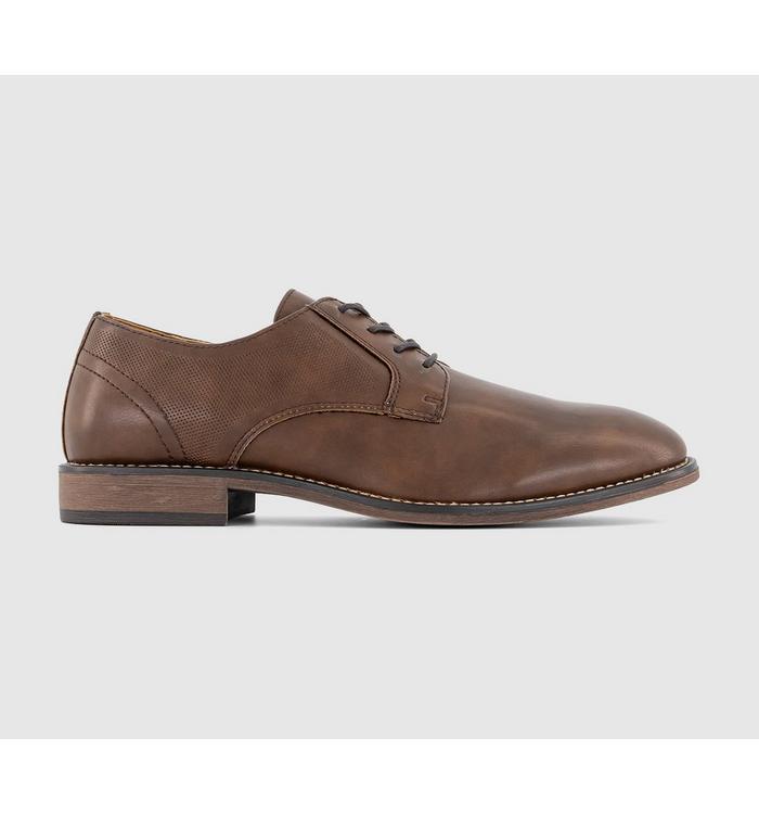 office claydon smart derby shoes brown