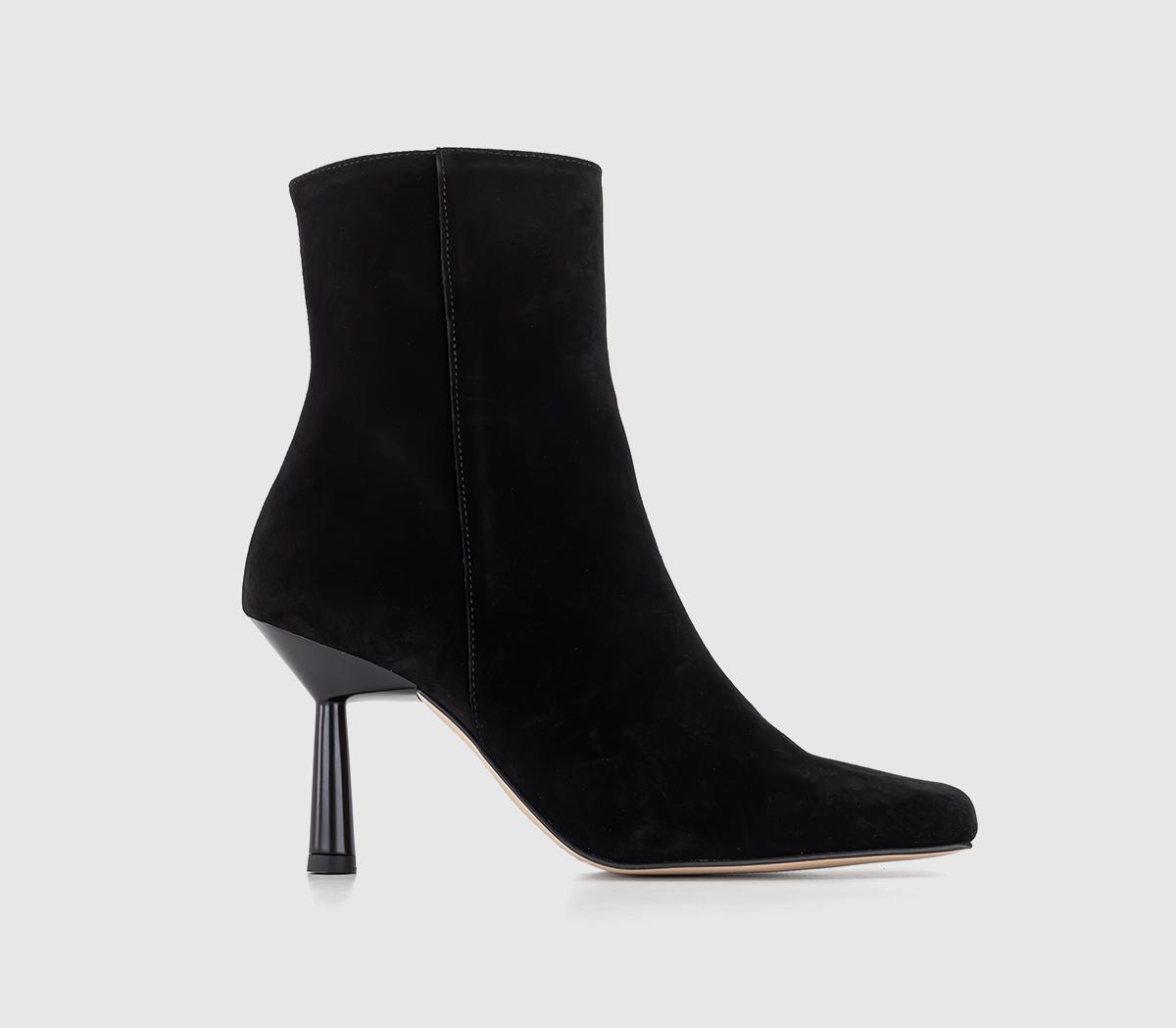 ALOHAS Frappe Stileto Heeled Ankle Boots Black - Women's Ankle Boots