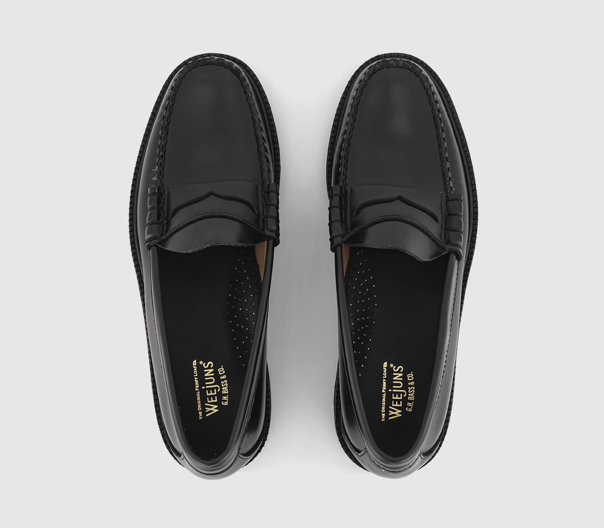 G.H Bass & Co Weejun 90 Larson Penny Loafers Black - Men’s Loafers