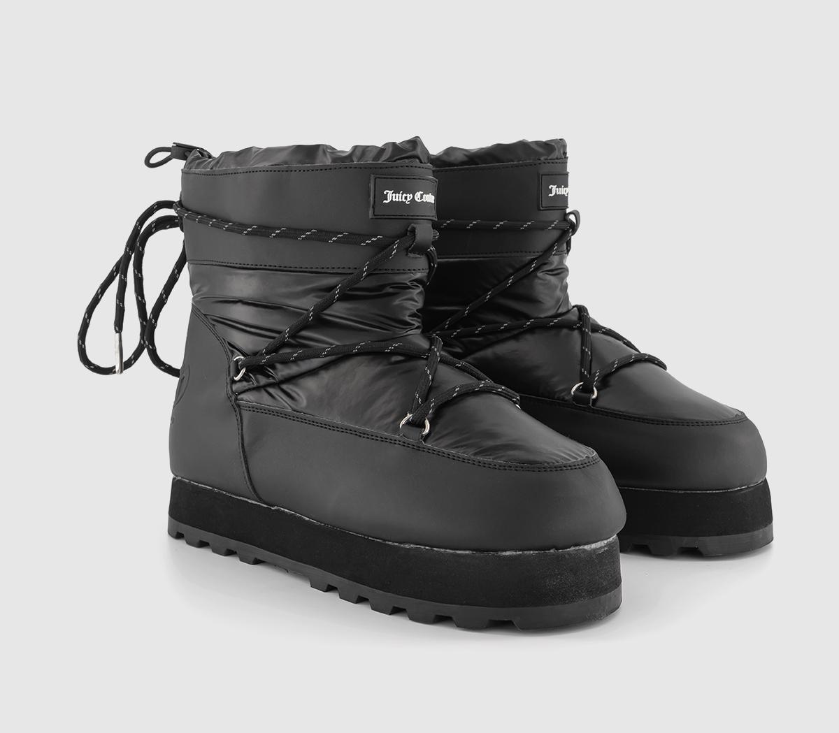 Juicy Couture Womens Mars Boots Black, 7