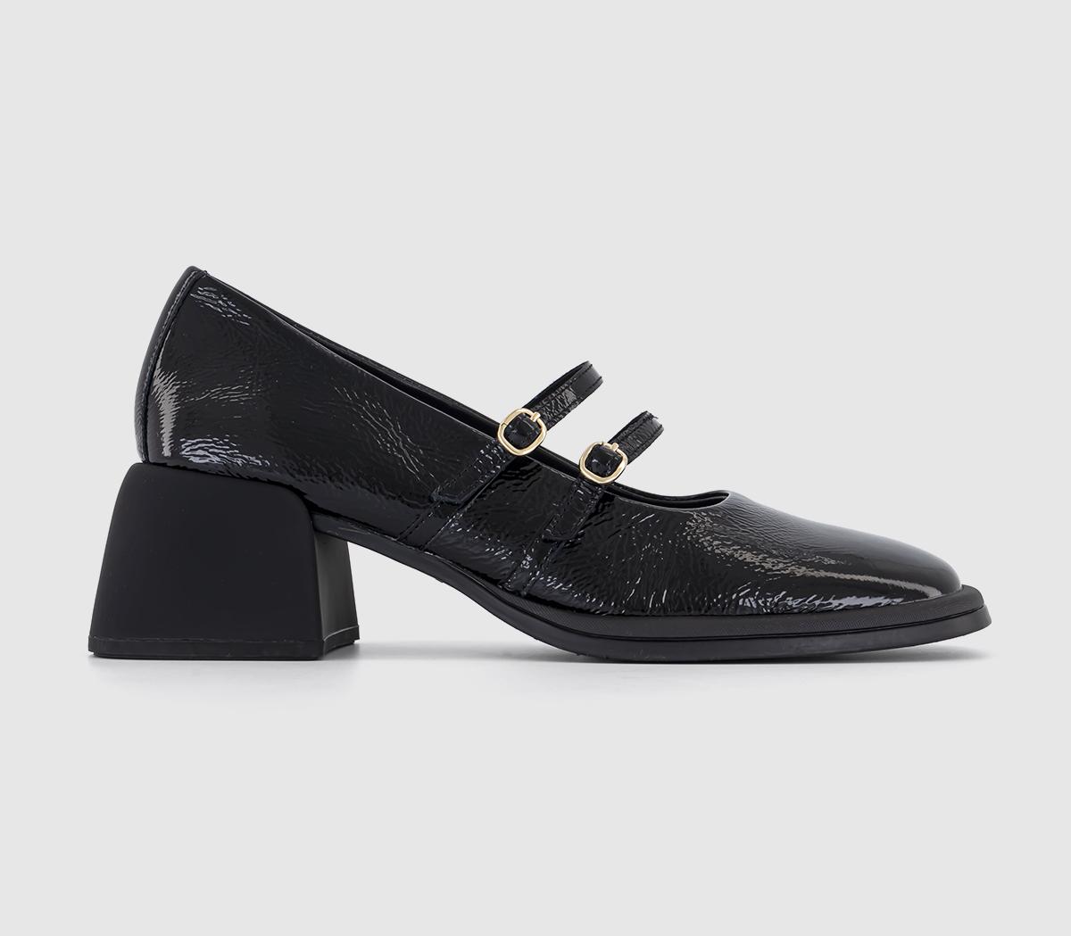 Vagabond Shoemakers Ansie Mary Jane Heels Black Patent - Mid Heels
