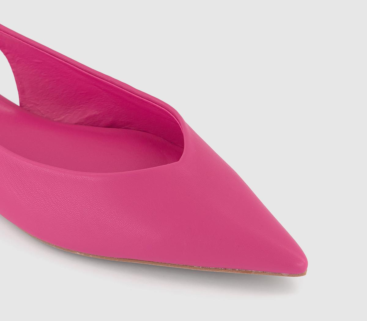 OFFICEFling Pointed Sling BacksPink