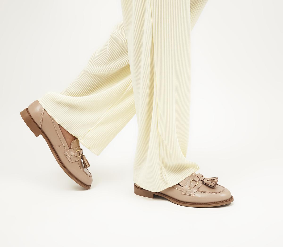 OFFICEFounder Leather Trim Tassel LoafersBlush Leather