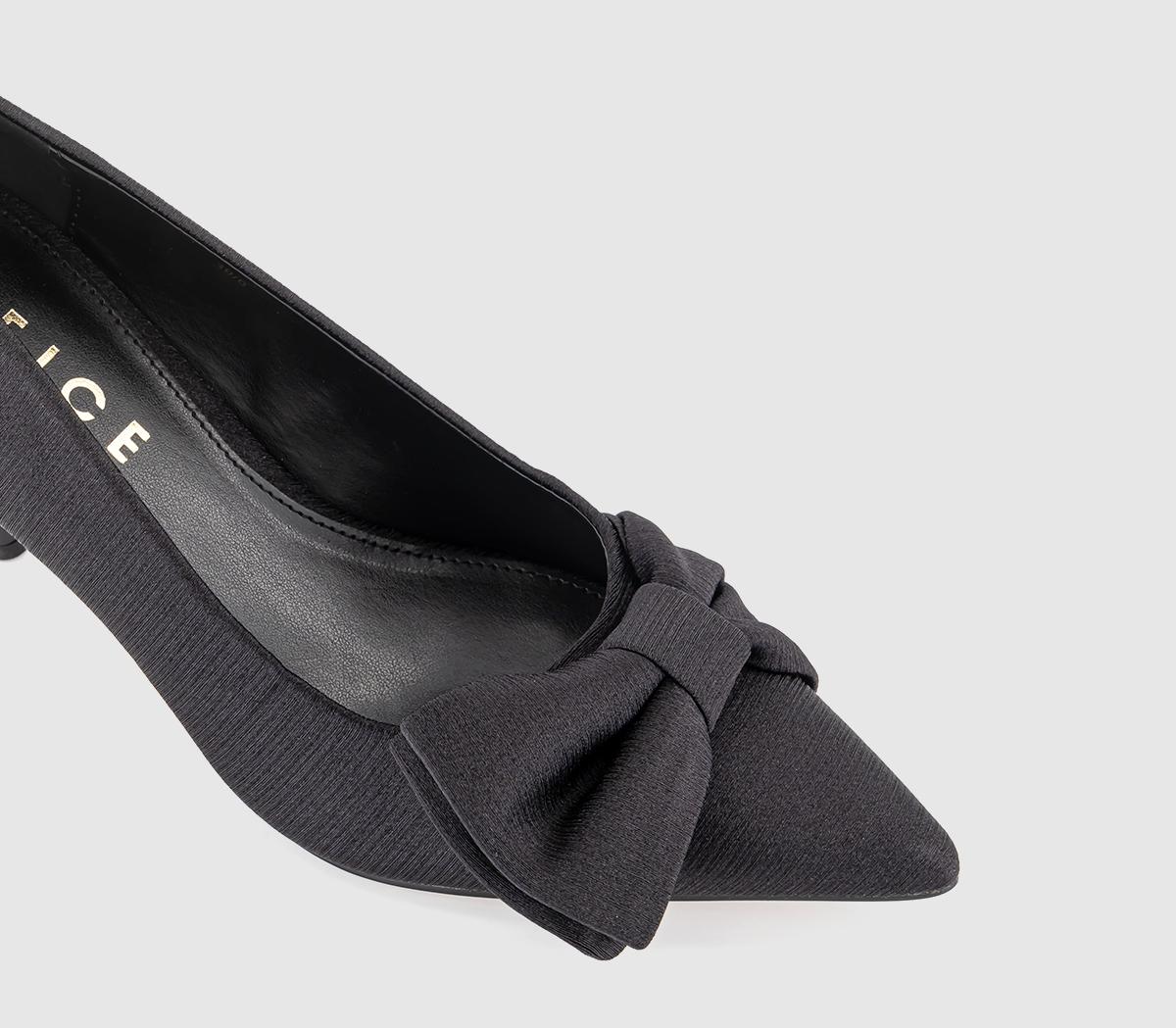 OFFICEMariana Bow Detail Court Shoes OFFICEMariana Bow Detail Court ShoesBlack