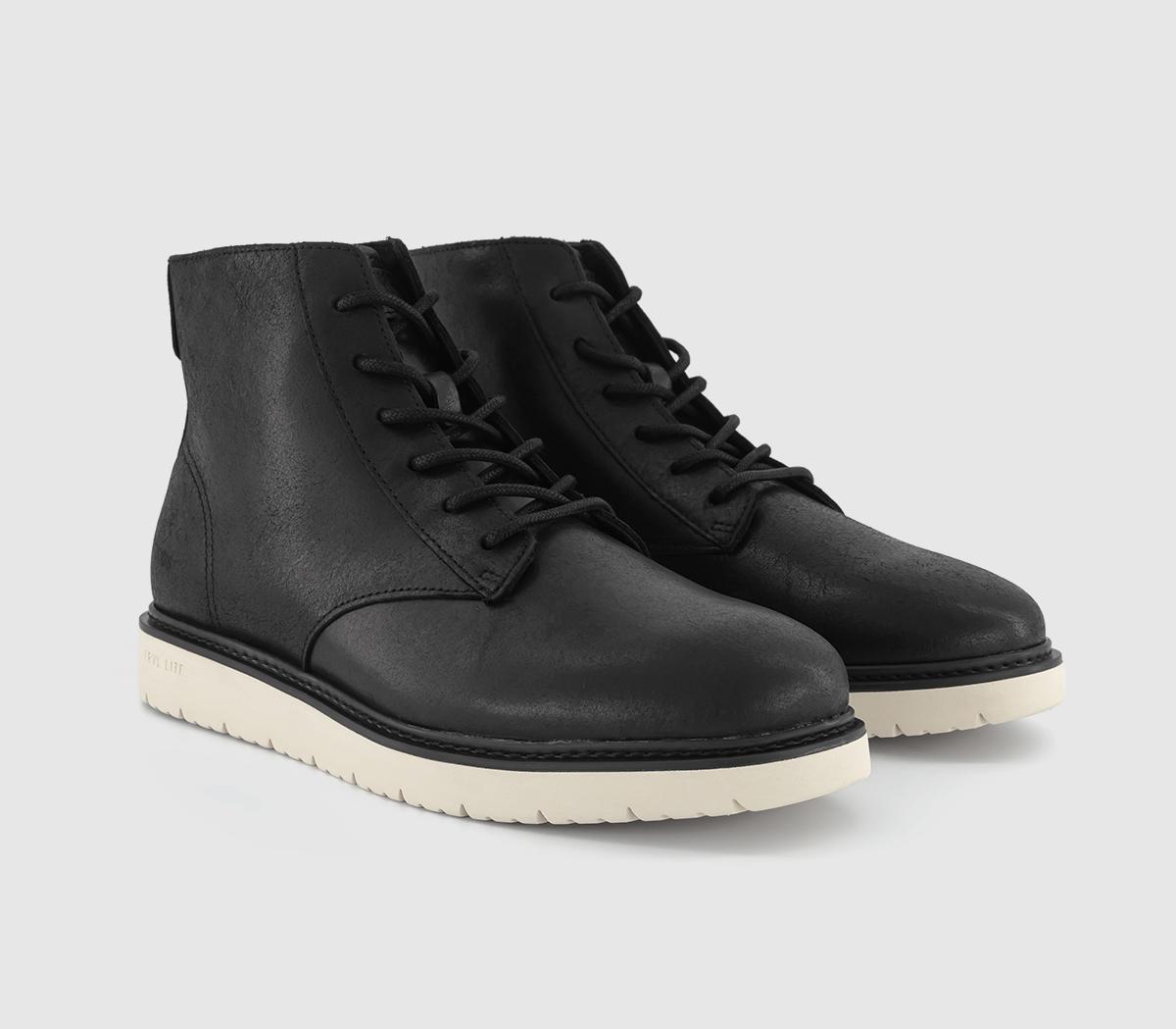 TOMS Mens Navi Trvl Lite Ranger Shoes Black Leather, 8