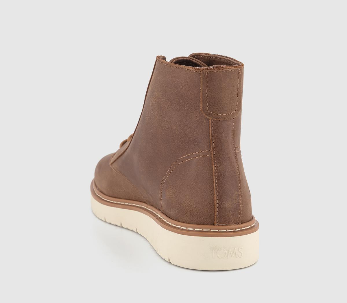 TOMS Navi Trvl Lite Ranger Boots TOMS Navi Trvl Lite Ranger Boots Tan Leather