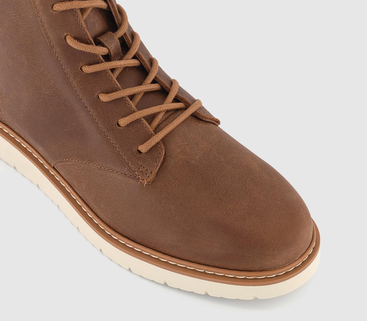 TOMS Navi Trvl Lite Ranger Boots TOMS Navi Trvl Lite Ranger Boots Tan Leather