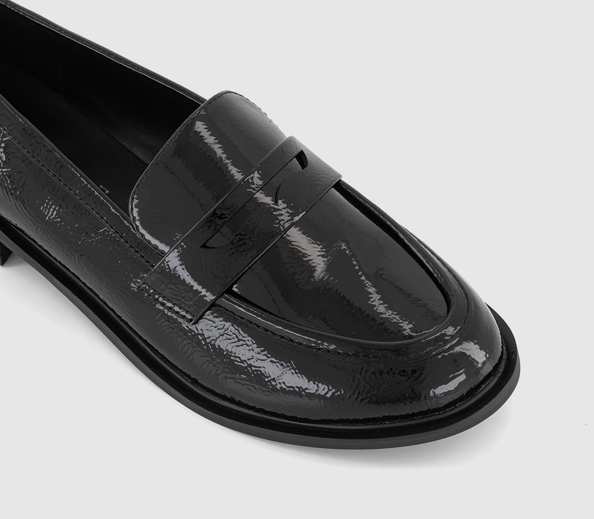 OFFICEFlaming Penny LoafersBlack Patent